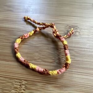 Kira Woven Bracelet anklet trendy comfortable tie embroidery thread woven gift